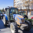 Imatge d'arxiu d'una tractorada a la ciutat de Tarragona.