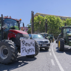 Una trentena de tractors van assistir a la mobilització de Revolta Pagesa localitzada a l’Imperial Tarraco de Tarragona.