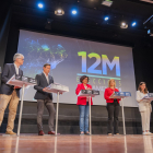 Imatge durant el debat de Diari Més i TAC12.