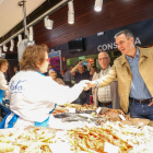 Imatge de la visita de Pedro Sánchez al Mercat Central de Tarragona.