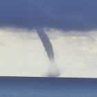 Imatge de la mànega marina a Cunit.