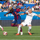 Alan Godoy durant el partit contra el Barça.