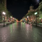 Enllumenat actual a la Rambla Nova.