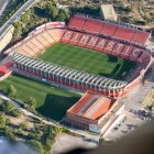Imatge aèria del Nou Estadi Costa Daurada.