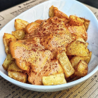 Imagen de las patatas bravas del Museu del Vermut de Reus.