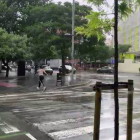 Plou amb intensitat a Tarragona.