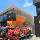 Imagen del pequeño incendio en el 'motorhome' de McLaren