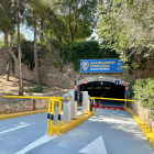 Imatge de l'accés a l'aparcament Saavedra.
