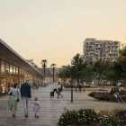 Imatge virtual del projecte guanyador del concurs d'idees per a la reordenació de l'entorn del Carrilet.