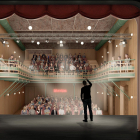 Imatge del projecte guanyador del concurs per a la rehabilitació del Centre Catòlic.