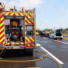 Imatge de l'accident a Mont-roig del Camp.