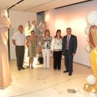 Montse Porter, amb l'actual alcalde de Salou, Pere Granados, en una visita al Centre Gaudí de Reus quan encara era regidora al 2010.