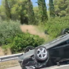 Imatge d'un dels vehicles accidentats