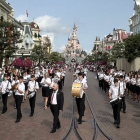 Imatge de la Banda de Música d'Ulldecona a Disneyland París.