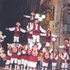 Imatge d’una de les primeres representacions de la Moixiganga de Tarragona.
