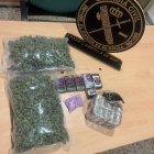 Imatge de la Marihuana incautada a l'AP-7.