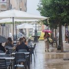 Imatge de l'episodi de pluja d'aquests dies a Tarragona.