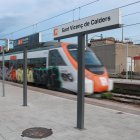 L'últim tren de la línia R4 del matí ha sortit de l'estació de Sant Vicenç de Calders poc abans de les vuit del matí.