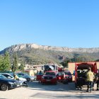 La Serra de Montsant, on aquest dijous s'ha declarat un incendi forestal i on treballen efectius de Bombers per extingir un foc a Cabacés i un altre a Porrera.