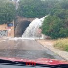 Video Pluja Ametlla de Mar bombers tunel inundat inundació
