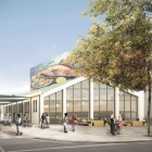 Render de com s'espera que quedi el Mercat de la Vila de Cambrils.