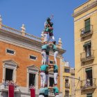3de8 de la Colla Castellera de Sant Pere i Sant Pau per Santa Tecla.