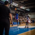 Imatge del CBT durant el partit del dissabte.