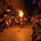 Imatge de la rua de Halloween celebrada dissabte a la tarda