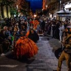 Imatge de la rua de Halloween de Tarragona de dissabte.