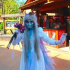 Imatge de la 'nuvia cadàver' de PortAventura.