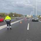 Imatge d'arxiu d'un control de mobilitat dels Mossos arran de la DANA el passat 4 de novembre.