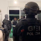 Captura del vídeo compartit pels Mossos d'Esquadra sobre l'operació policial