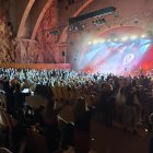 Imatge del Mamapop solidari a Tarragona, que va tenir lloc ahir a la nit al Palau Firal i de Congressos