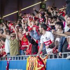 Imatge d ela Marea Grana a l'estadi Johan Cruyff la temporada passada.
