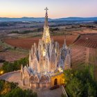 Imatge del santurari de la Mare d eDéu de Montserrat de Montferri.
