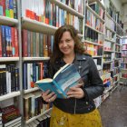 Laia Aguilar a la llibreria Adserà de Tarragona.