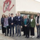 Moment de la presentació de la col·laboració entre la URV i PortAventura World.