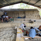 Una excavació al barranc de la Boella.