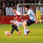 Álex Jiménez durant el partit contra el Celta