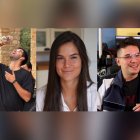 Imatge de de Pol Aluja, Cèlia Espanya i Albert PAgà.