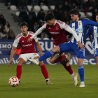 Imatge del partit d'avui entre Ponferradina i Nàstic.