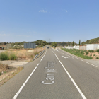 Imatge de la carretera N-240 a l'Espluga de Francolí