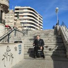 Exemple de les barreres arquitectòniques que es poden trobar a la ciutat.