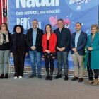 Fotografia de la visita institucional al Parc de Nadal de Reus que està gairebé a punt per obrir portes el 27 de desembre.