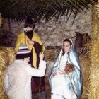 El Naixement del Pessebre vivent de la Canonja dels anys 70.