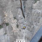 Imatge del rescat a a Horta de Sant Joan.