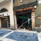 Imatge del local després del robatori