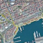 Mapa del recorregut de la Cursa Sant Silvestre a Tarragona i de les afectacions que tindrà a la mobilitat