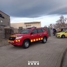 Imatge d'un vehicle al lloc dels fets.