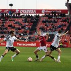 Víctor Narro durant el partit contra la Segoviana.